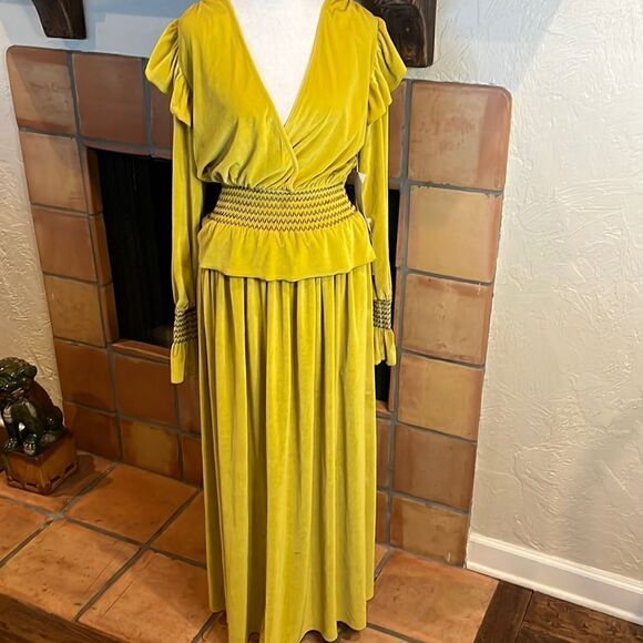 HAPPY X NATURE "MERRIE MAXI DRESS" BY KATE HUDSON, XS! - Picture 1 of 12